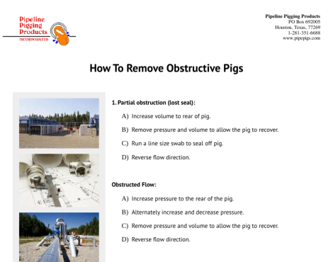 How To Remove Obstructed Pigs
